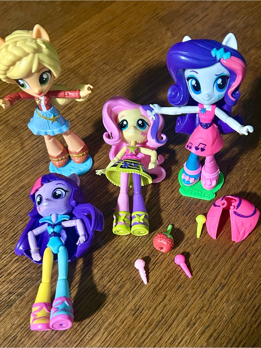 My Little Pony Equestria Girls Mini Dolls - Purple Pink Blue Yellow Green